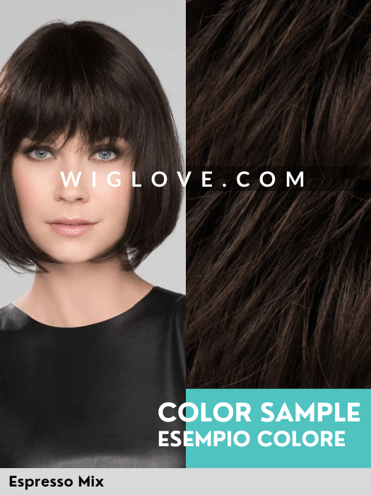 FUN - Frangia Termoresistente Lunghezza 12 - 24 cm - Topper - Wig Love - TopperEspresso Mix