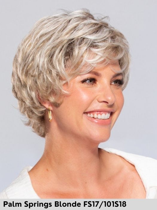 Gaby di Jon Renau colore Palm Springs Blonde parrucca sintetica corta vendita parrucche per perdita di capelli dovuta ad alopecia o tumore