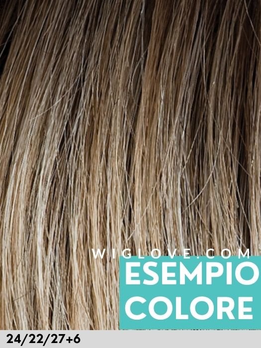 GINGER LACE - S/M/L - monofilamento vortice, attaccatura naturale - Wig Love - Parrucca SinteticaM