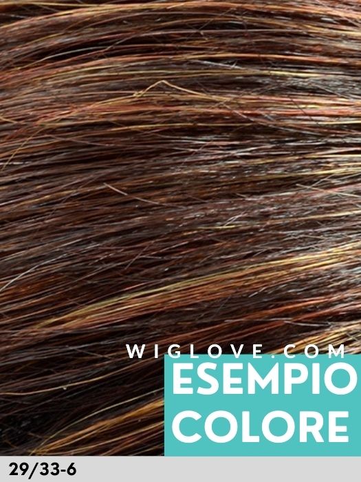 GINGER LACE - S/M/L - monofilamento vortice, attaccatura naturale - Wig Love - Parrucca SinteticaM