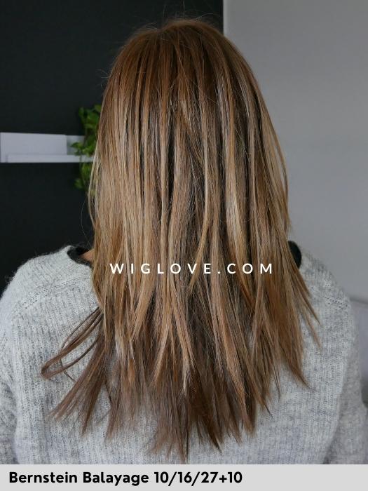 HI RUN EXTRA - piccolo lace front, riga sinistra - Wig Love - Parrucca SinteticaBiscuit Blond Balayage