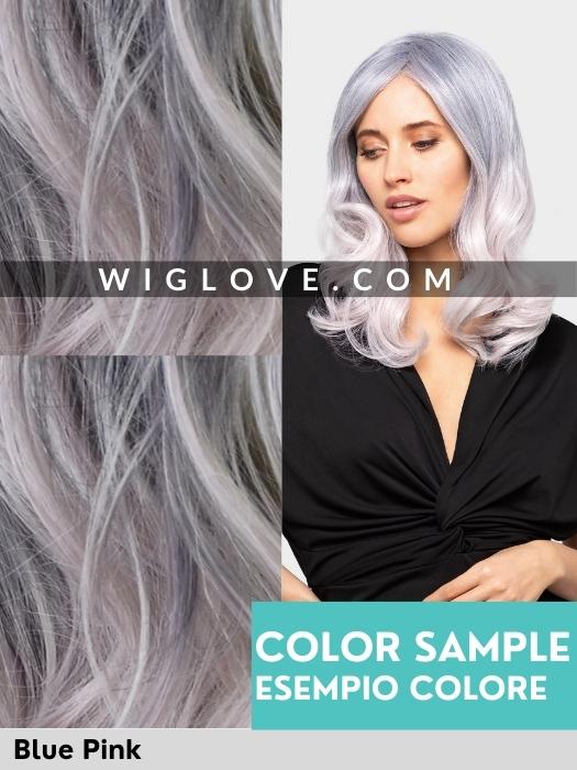 HI RUN - piccolo lace front, fatta a macchina - Wig Love - Parrucca SinteticaBlue Pink