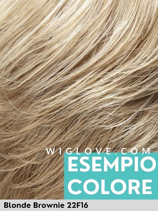 Jon Renau in Blonde Brownie 22F16. Synthetic wig, parrucca sintetica di altissima qualità.