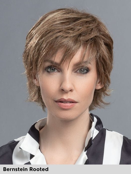 IMPULSE COMFORT - capelli misti - doppio monofilamento, 100% fatta a mano - Wig Love - Parrucca Capelli MistiBernstein Rooted