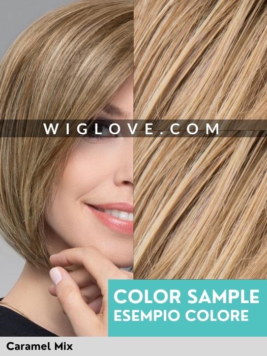 IMPULSE COMFORT - capelli misti - doppio monofilamento, 100% fatta a mano - Wig Love - Parrucca Capelli MistiCaramel Mix