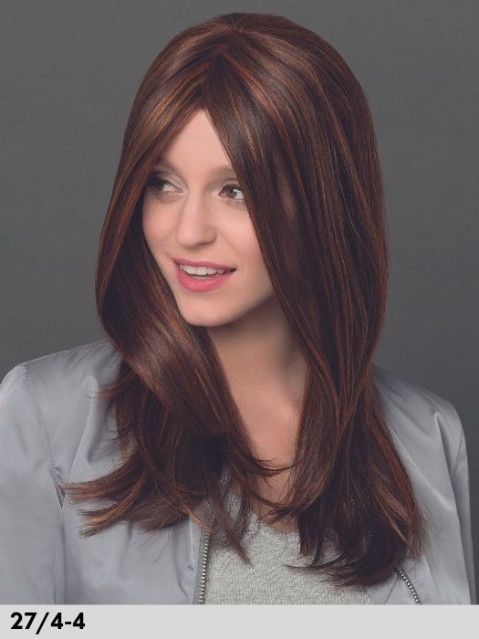 Ivanka Mono Long Lace di Gisela Mayer colore 27/4-4 parrucca sintetica lunga liscia vendita parrucche per perdita di capelli dovuta ad alopecia o tumore