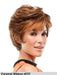 Judi di Jon Renau parrucca sintetica termoresistente corta resistente al calore colore Caramel Ribbon per perdita o assottigliamento di capelli dovuto ad alopecia o tumore
