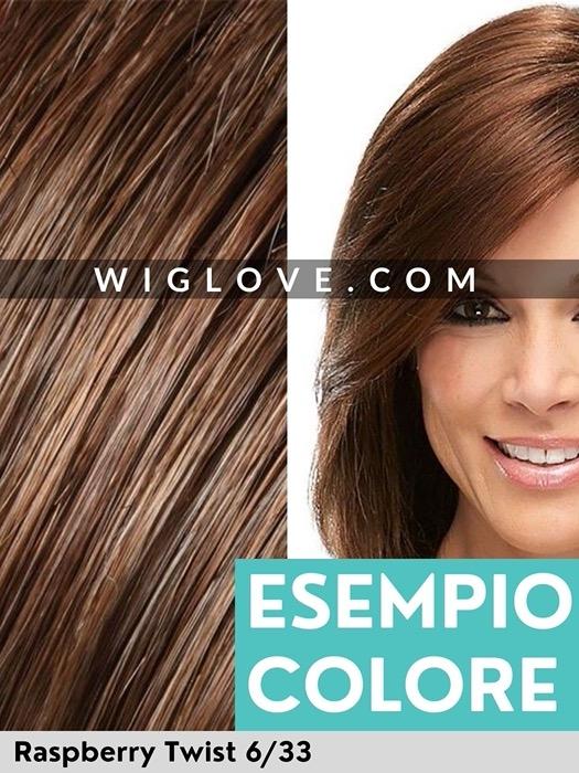 JUDI - 100% fatta a mano - Wig Love - Parrucca SinteticaRaspberry Twist HD