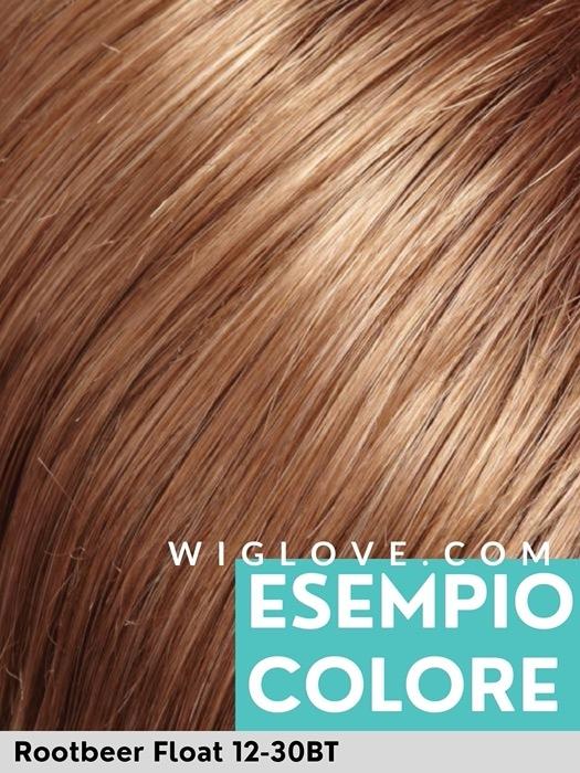 JUDI - 100% fatta a mano - Wig Love - Parrucca SinteticaRootbeer Float HD