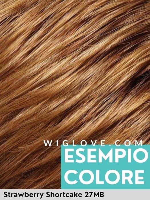 JULIANNE LITE PETITE - Taglia small - 100% fatta a mano - Lace front esteso - Wig Love - Parrucca SinteticaStrawberry Shortcake