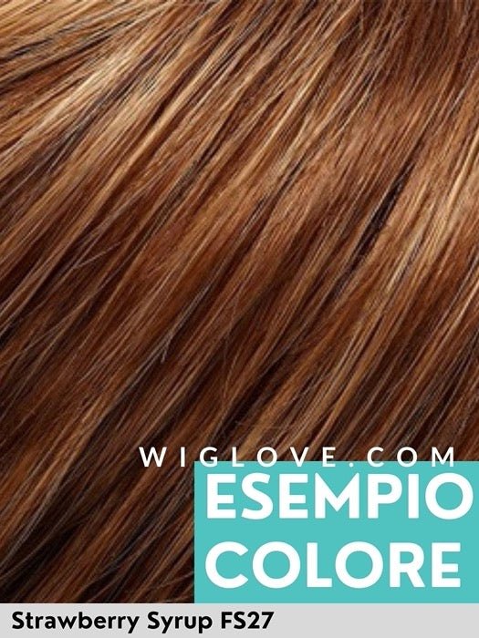 JULIANNE LITE PETITE - Taglia small - 100% fatta a mano - Lace front esteso - Wig Love - Parrucca SinteticaStrawberry Syrup