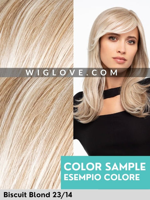 KATE LACE SMALL - piccolo lace front, monofilamento vortice - Wig Love - Parrucca SinteticaBiscuit Blond 23/14