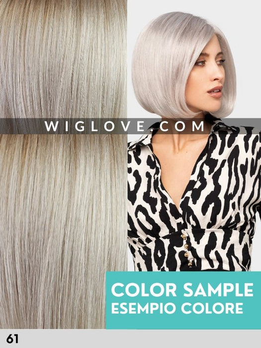 KATE LACE SMALL - piccolo lace front, monofilamento vortice - Wig Love - Parrucca SinteticaSnow Blond 61