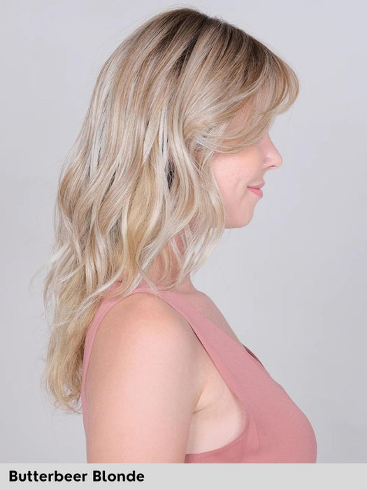 Lace Front Mono Top Peerless 40cm 16" - Wavy Heat-Resistant Topper