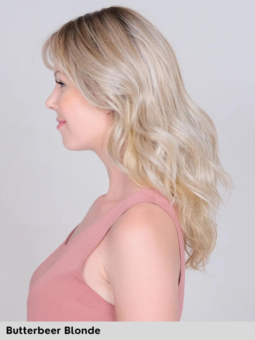 Lace Front Mono Top Peerless 40cm 16" - Wavy Heat-Resistant Topper