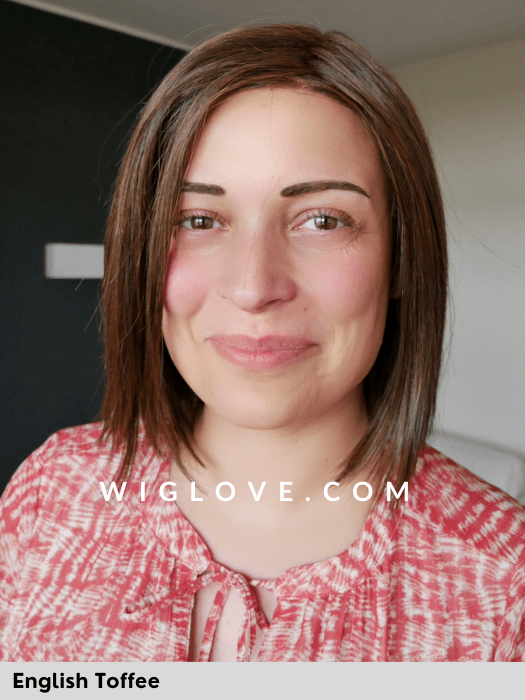 LADY LATTE - riga libera, attaccatura naturale - Wig Love - Parrucca SinteticaMocha with Cream