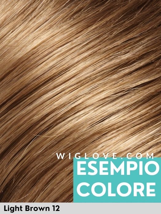 Jon Renau in Light Brown 12. Synthetic wig, parrucca sintetica di altissima qualità. 