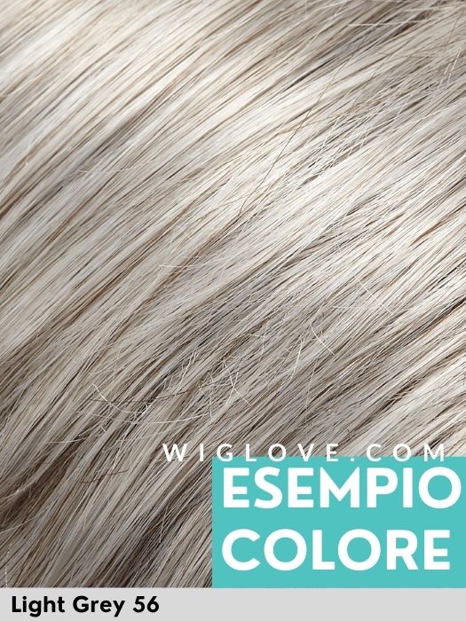 Jon Renau in Light Grey 56. Synthetic wig, parrucca sintetica di altissima qualità.