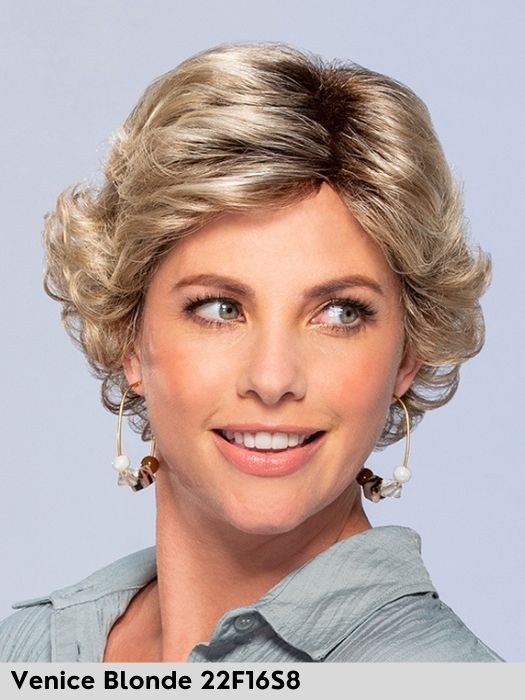 Lily di Jon Renau colore Venice Blonde parrucca sintetica corta taglia s small vendita parrucche per perdita capelli dovuta ad alopecia o tumore