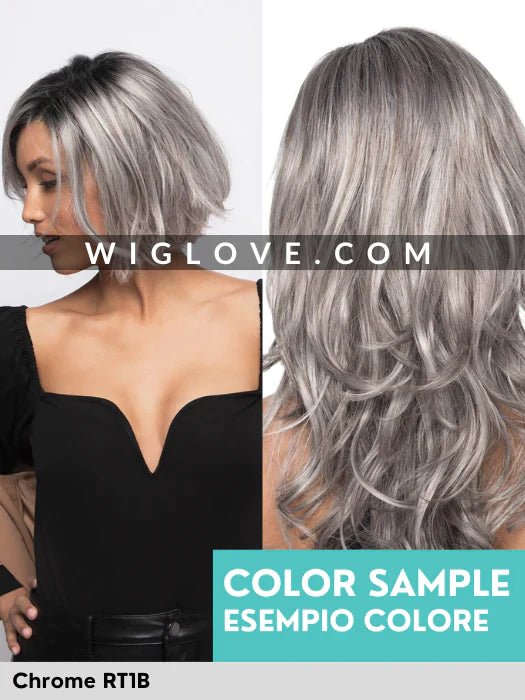 LUMI - riga libera, attaccatura naturale - Wig Love - Parrucca SinteticaChrome RT1B