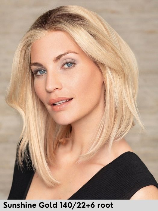 LUXERY LACE C - Capelli Naturali Remy - 100% fatta a mano - Wig Love - Parrucca Capelli VeriSunshine Gold 140/22+6 root