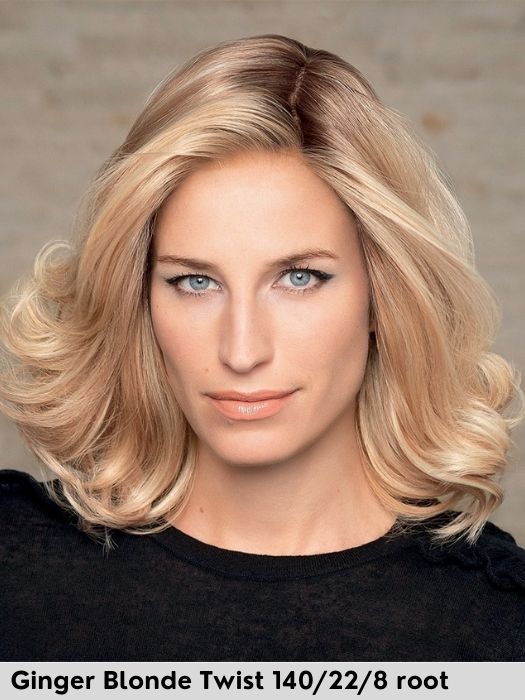 LUXERY LACE H - Capelli Naturali Remy - 100% fatta a mano - Wig Love - Parrucca Capelli VeriGinger Blonde Twist 140/22/8r