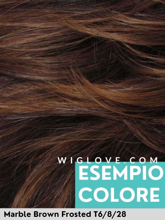 LUXERY LACE H - Capelli Naturali Remy - 100% fatta a mano - Wig Love - Parrucca Capelli VeriSpring Acorn Twist 140/14+8r