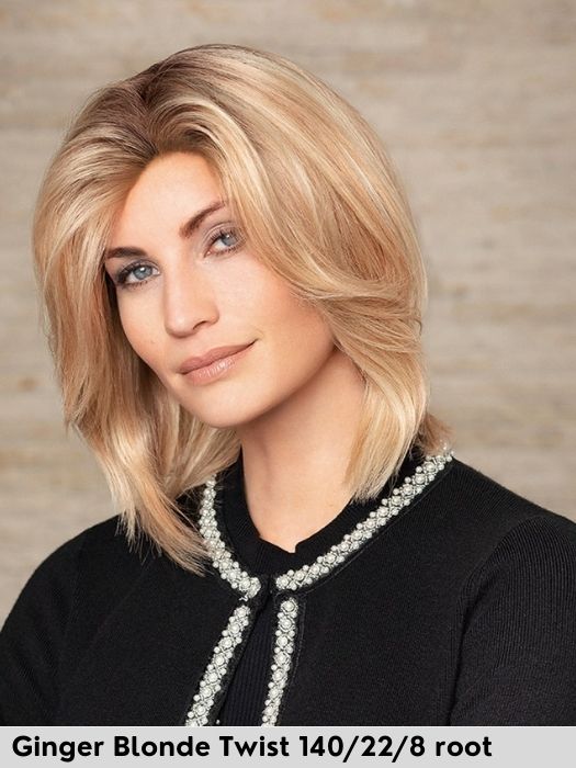 LUXERY LACE K - Capelli Naturali Remy - 100% fatta a mano - Wig Love - Parrucca Capelli VeriGinger Blonde Twist 140/22/8r