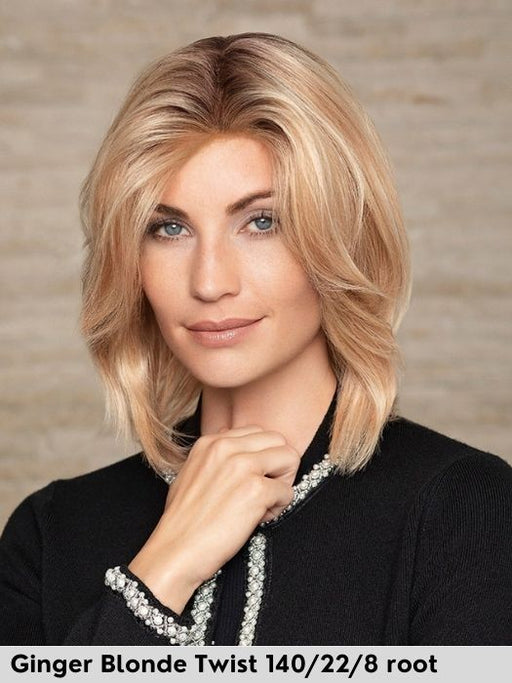 LUXERY LACE K - Capelli Naturali Remy - 100% fatta a mano - Wig Love - Parrucca Capelli VeriGinger Blonde Twist 140/22/8r