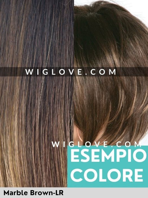 ANGELICA PM - Pronta Consegna 24/48 ore - Wig Love - Parrucca SinteticaMarble Brown LR