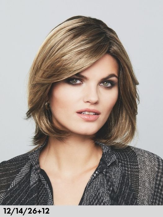 mary mono lace gisela mayer colore 12/14/26+12. Parrucca interamente fatta a mano per adattarsi a teste diverse. È una parrucca sintetica disponibile in varie misure: small, medium e large