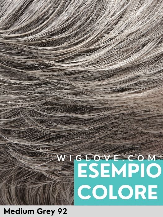 Jon Renau in Medium Grey 92. Synthetic wig, parrucca sintetica di altissima qualità.