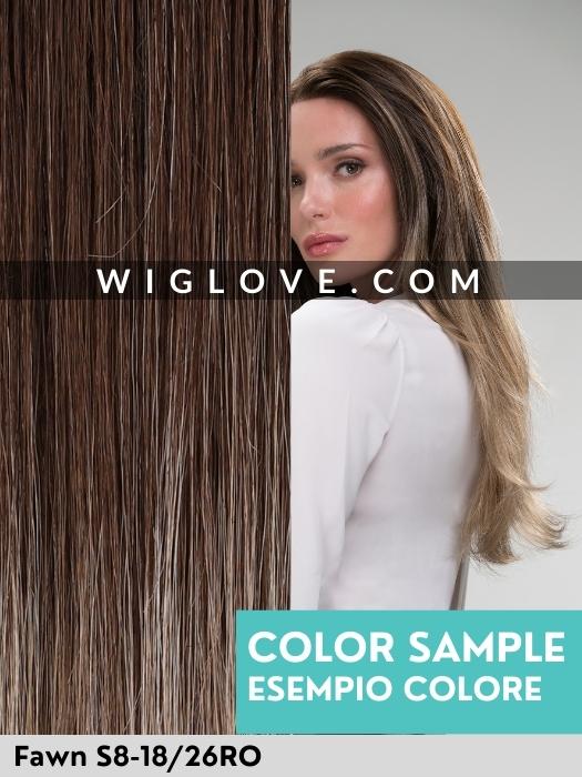 Fawn S8-18/26RO Jon Renau Synthetic wig, parrucca sintetica di altissima qualità per alopecia e cure tumorali balayage
