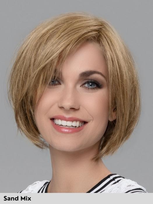 Mood di Gisela Mayer colore Sand Mix parrucca capelli misti sintetici naturali parrucca donna liscia per perdita di capelli dovuta ad alopecia o chemioterapia