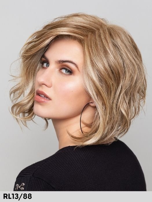 Nature Glam Mono Lace di Gisela Mayer RL13/88 parrucca scalata in fibra sintetica termoresistente per perdita di capelli dovuta ad alopecia o tumore