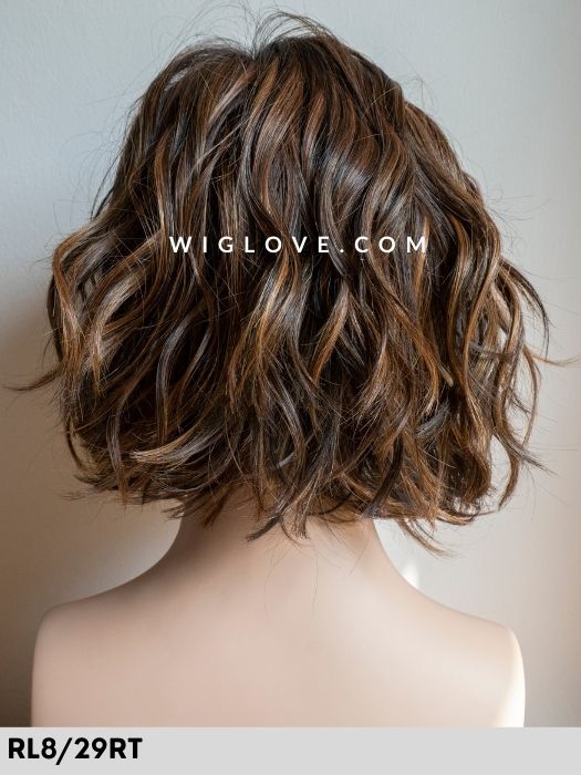 NATURE GLAM MONO LACE - riga libera, attaccatura naturale - Wig Love - Parrucca SinteticaRL8/29RT