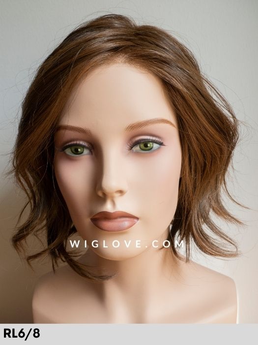 NATURE GLAM MONO LACE - riga libera, attaccatura naturale - Wig Love - Parrucca SinteticaRL8/29RT