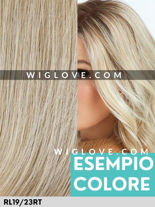 NATURE PAGE MONO LACE DELUXE - 100% fatta a mano - Wig Love - Parrucca SinteticaRL12/22RT