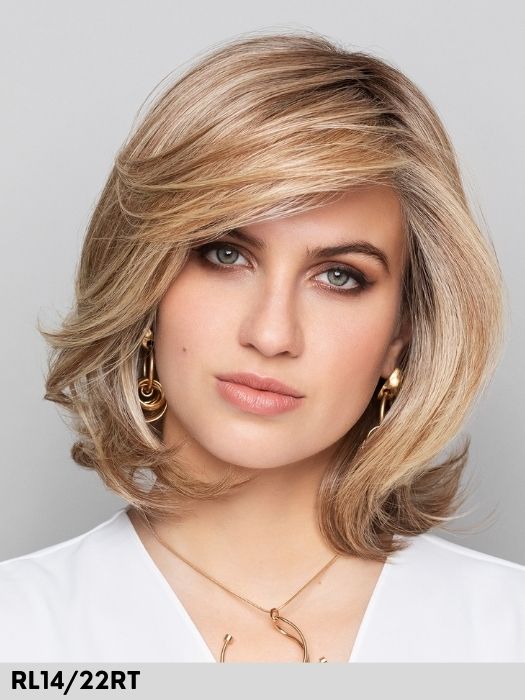 Nature Page Mono Lace Deluxe - Gisela Mayer Parrucca termoresistente completamente fatta a mano bionda, parrucca donna, dispositivo medico scaricabile