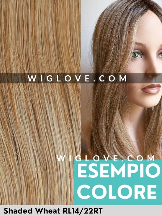 NATURE RUN MONO LACE - riga libera, attaccatura naturale - Wig Love - Parrucca SinteticaRL14/22RT