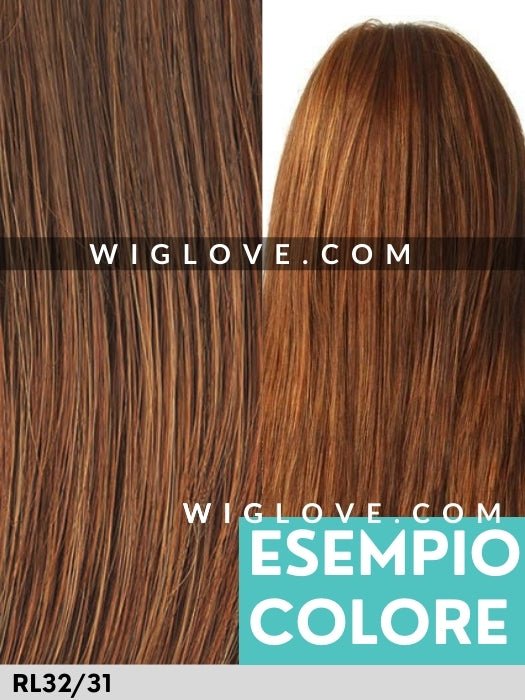NATURE RUN MONO LACE - riga libera, attaccatura naturale - Wig Love - Parrucca SinteticaRL32/31