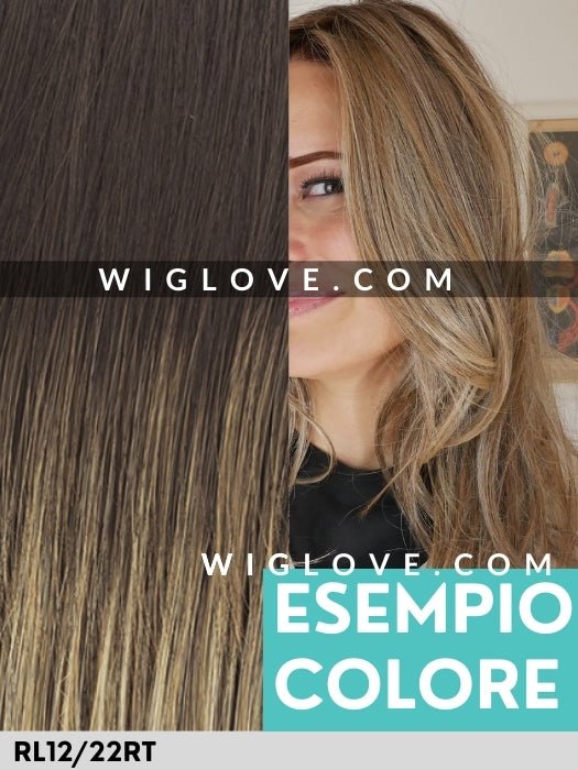 NATURE RUN MONO LACE - riga libera, attaccatura naturale - Wig Love - Parrucca SinteticaRL8/29RT