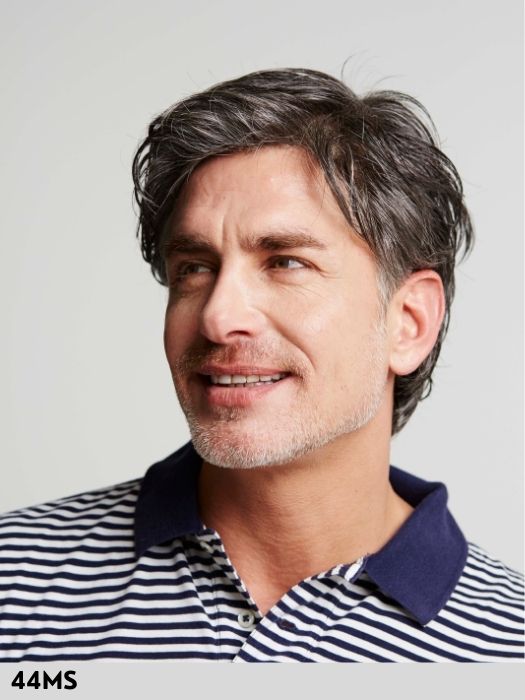 NEW BORIS SUPER LACE - 100% fatta a mano - Wig Love - Parrucca Sintetica Uomo44MS