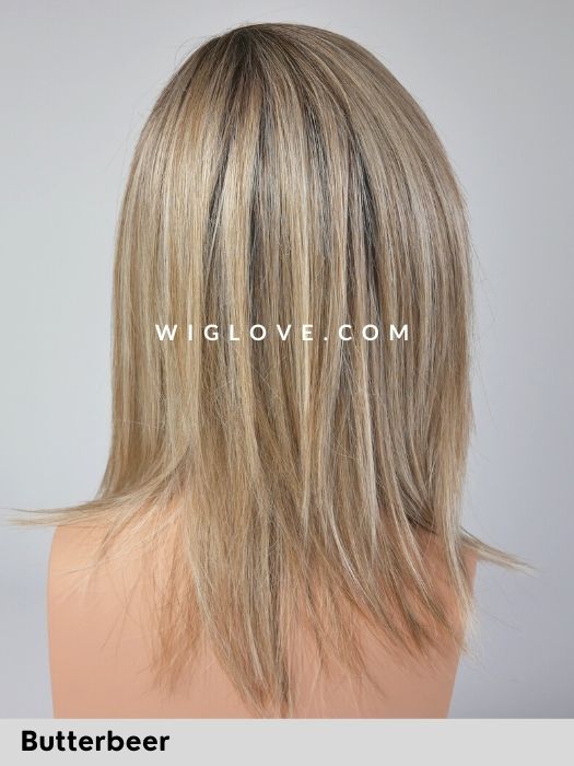 PEPPERMINT - riga sinistra, attaccatura naturale - Wig Love - Parrucca SinteticaButterbeer Blonde