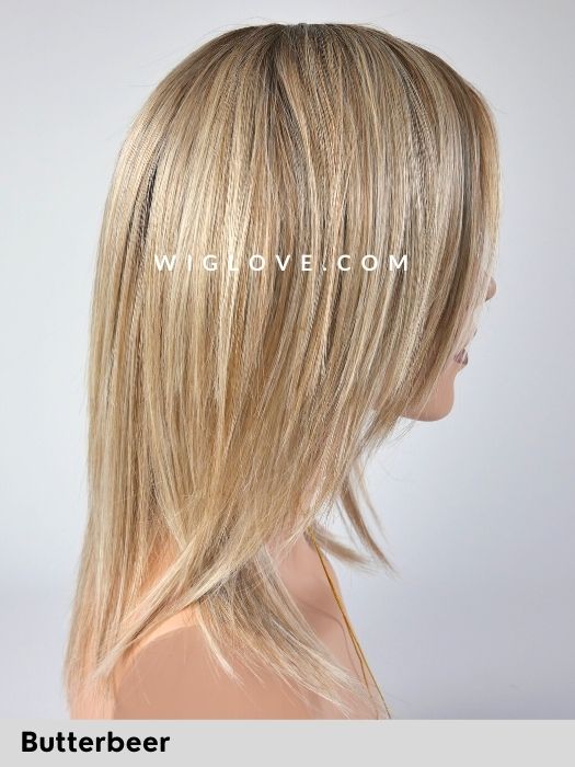 PEPPERMINT - riga sinistra, attaccatura naturale - Wig Love - Parrucca SinteticaButterbeer Blonde