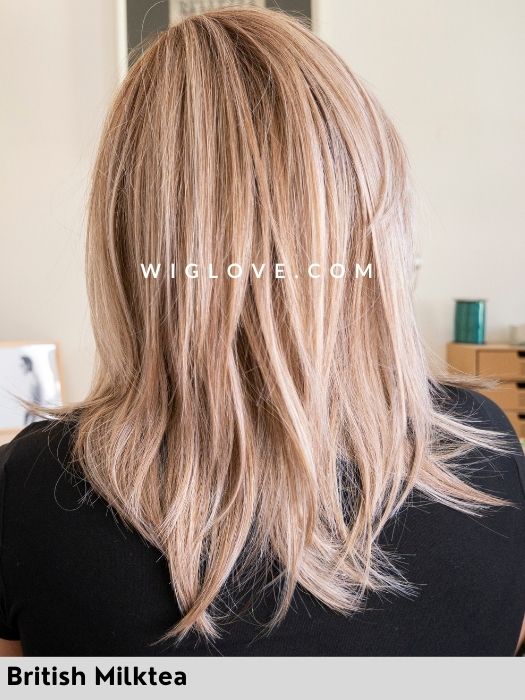 PEPPERMINT - riga sinistra, attaccatura naturale - Wig Love - Parrucca SinteticaSugar Cookie with Hazelnut