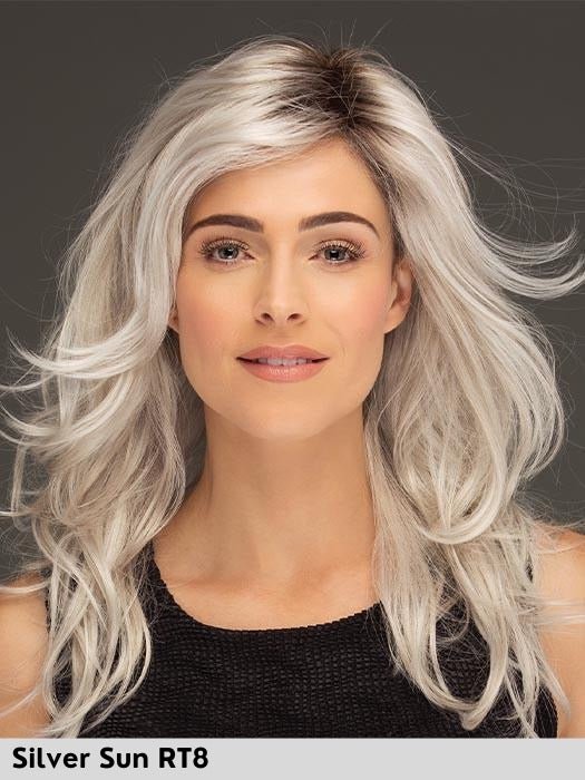 ORCHID - riga sinistra, attaccatura naturale colore silver sun rooted di Estetica Designs