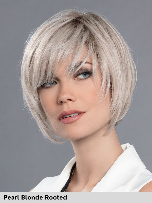 PROMISE - capelli misti - Doppio monofilamento, riga e attaccatura naturale - Wig Love - Parrucca Capelli MistiPearl Blonde Rooted