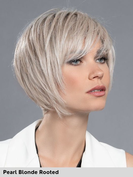 PROMISE - capelli misti - Doppio monofilamento, riga e attaccatura naturale - Wig Love - Parrucca Capelli MistiPearl Blonde Rooted