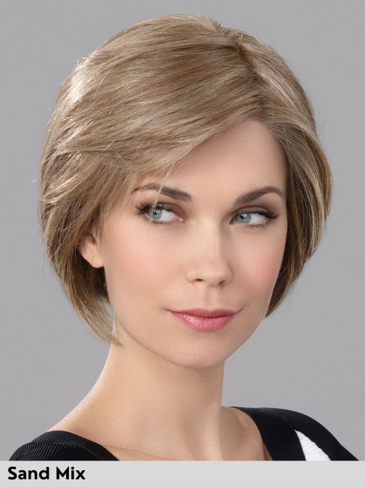 PROMISE - capelli misti - Doppio monofilamento, riga e attaccatura naturale - Wig Love - Parrucca Capelli MistiPearl Blonde Rooted